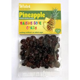 Wish4 Fairtrade Natural Pineapple Flavoured Raisins 30g x18